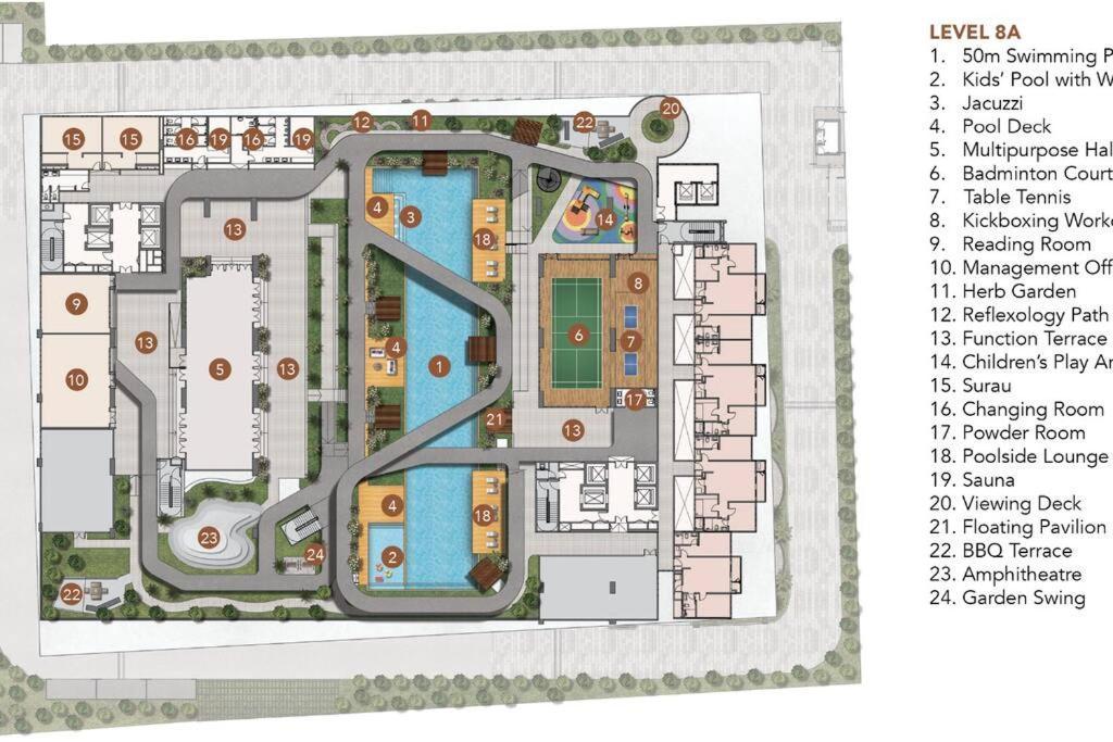 Pangsapuri The Little Series - Sky Pool - 4 Pax